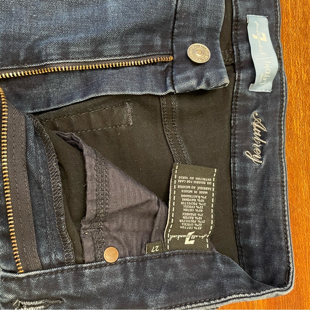 7 for All Mankind Aubrey Stretch Jeans, size 27